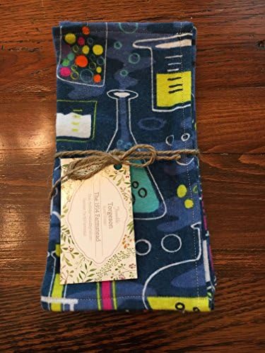 Science Wipekins (Four Fabric Lunchbox Napkins)