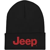 Jeep Logo Cuffed Beanie Hat