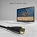 UCEC Mini HDMI to HDMI Coiled, 1ft-1.47ft Small HDMI Cable Support 4K Ultra HD 1080p 3D Compatible with Atomos Ninja V V5, Monitors, Cameras, Projector, A to C