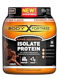 Body Fortress Super Advanced 100% Protein Isolate, Chocolate, 1.5 Pounds