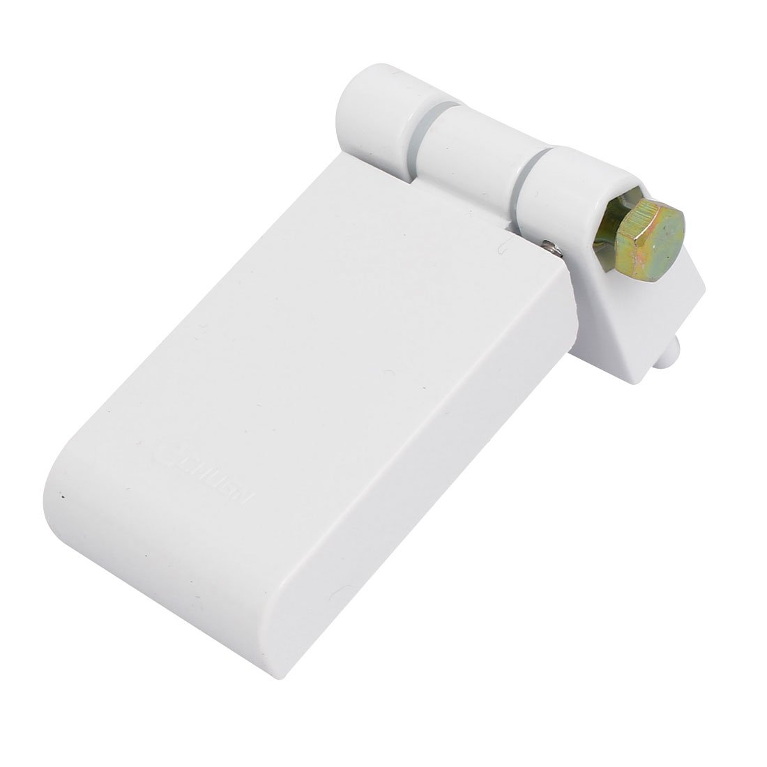 Sourcingmap PVC Plastic Window Casement Metal Screw Fixed Foldable T Flag Hinge White