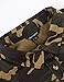 HaoDuoYi Women Casual Military Camouflage Lightweight Button Tops Shirt(L,Multicoloured)