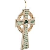 Kurt Adler 5.12-Inch Porcelain Irish Cross Ornament