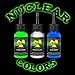 Millennium Mom's Nuclear UV Blacklight Tattoo Ink - 3 Color Set C - 1/2 oz