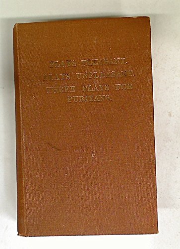 Plays Pleasant by B. Shaw (Hardcover)