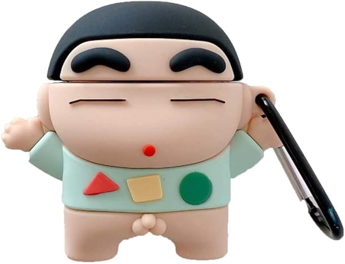 Amazon Fenyun Airpods Pro ケース Airpods 1 2 ケース クレヨンしんちゃん シロ キャラクター アニメ 漫画 かわいい 保護ケース 収納ケース 保護カバー 耐衝撃 傷防止 全面保護 脱着簡単 Airpods Pro カバー 1 2 Pro世代に適用 イヤホン ヘッドホンケース