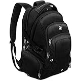 Suissewin big business travel outdoor mountain climbing computer backpack(SW9275I) (Black)