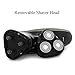 Maybuy Electric Shaver Razor for Men Rotary Shaver USB Rechargeable Cordless Electric Shaving Razors with Pop-up Trimmer Beard Trimmer Black MB3067