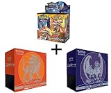 Pokemon TCG Sun & Moon Booster Box + BOTH Elite Trainers Solgaleo & Lunala