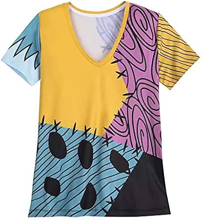 Amazon Co Jp ディズニー ナイトメアービフォアクリスマス サリー なりきりコスチューム Tシャツ 並行輸入品 グッズ 雑貨 服 レディース 大人 Mサイズ Usサイズxs 胸囲79 87 おもちゃ