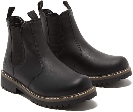 chelsea boots with fur