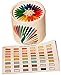 ColoritPRO Best Watercolor Colored Pencils, Great Color Selection & Named Drawings! Presharpened Colorful Leads In This No Brush Needed Coloring Set! Gift Travel Case & Sturdy Storage!