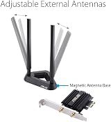 ASUS PCE-AX58BT Wi-Fi 6 AX3000 PCIe Adapter Bluetooth 5 MU-MIMO 160MHz 2.4/5G view 6