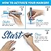 White Liquid Chalk Markers (10-pack) by VersaChalk - For Chalkboard Signs, Blackboards, Glass, Windows