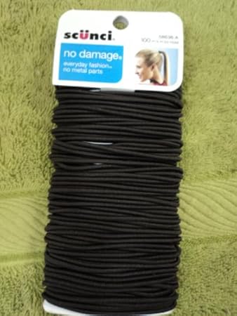 Clothes Shoes Accessories Scunci Bungee Hair Elastics In Black
