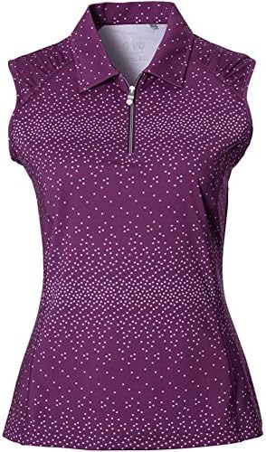 Nivo Sports Womens Janell Sleeveless Polo Purple XS