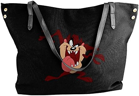 Looney Tunes Tasmanian Devil Taz Women's Canvas Handle Single Shoulder Bag/Handbag