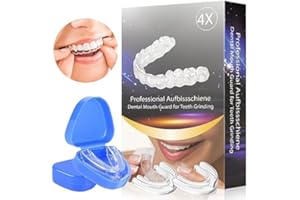 PAINISTIC Mouth Guard for Grinding Teeth - Mouth Guard for Grinding Teeth at Night, Reusable Night Guard for Teeth, New Upgraded Dental Night Guard Stops Bruxism BPA Free for Adults 2 Sizes (4 Piece Set)
