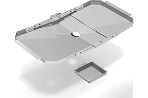 AUXCO (24"-30" Grease Tray for Gas Grill, Adjustable Drip Pan for 4/5 Burner Gas Grill Models, Stainless Steel Grill Replacement Parts for Nexgrill, Kenmore, Dyna Glo, Expert Grill and More