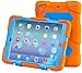 iPad Mini 4 Case ,Aceguarder New Design iPad Mini 4 Case Rainproof Dirtproof Shockproof Cover Case With Stand Super Protection for iPad Mini 4 (Orange-blue)