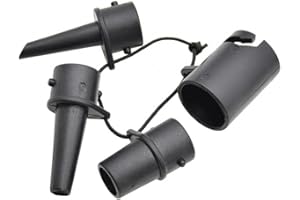 rockible 4Pcs Air Valves Attachment Inflatable Pump Nozzles Paddle Board Pump Nozzles Air Pump Canoe for SUP Pump Multifunctional Boat Pump Adapter