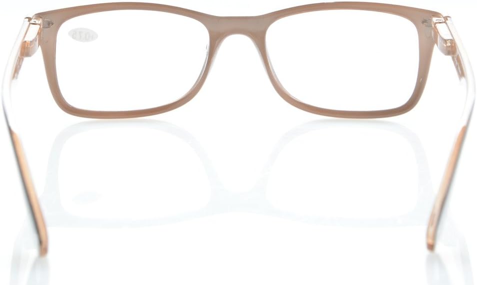 Eyekepper Classic Vintage Style Reading Glasses, Black-Brown +2.00, Black Brown/Clear Lens - Image 5