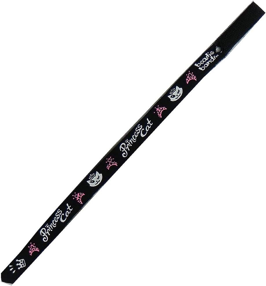 Beastie BandsCat Collar, Princess Cat with Tiara (color will vary)