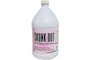 HARVARD CHEMICAL RESEARCH Harvard Chemical Skunk Out Severe Odor Eliminator Liquid, Pleasant Odor, 1 GAL, Clear, 255204