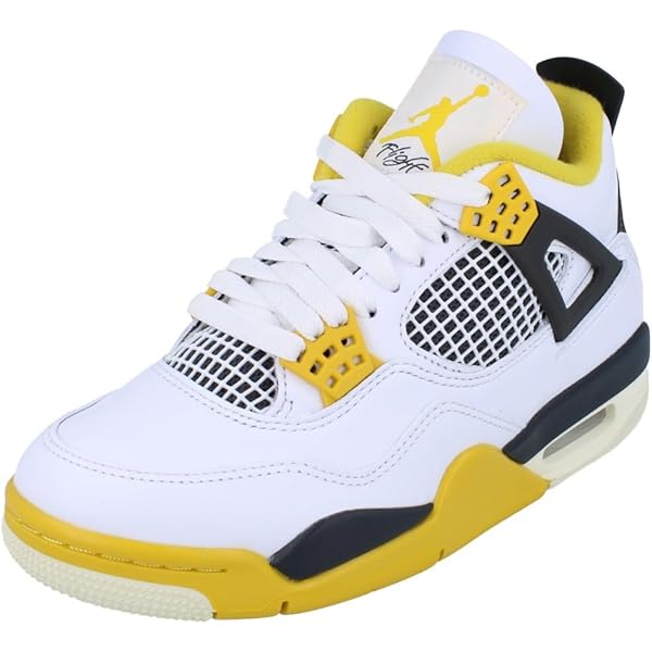 Amazon.com | AIR JORDAN 4 Retro Grade School Black/White