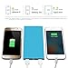 ToHLo Power Bank,External Battery Pack,12000mAh Ultra Slim Dual USB Portable External Power Bank Charger for iPhone 6 7 Plus 6s 5s,iPad,Galaxy S7 S6 S5 Note,and more Phones Tablets(Blue)