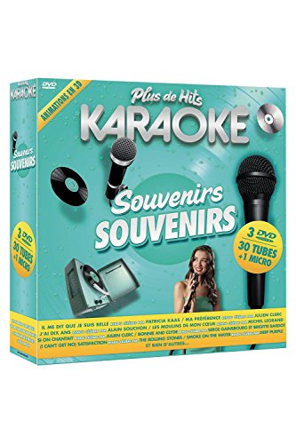 Plus de hits karaoké : Souvenirs Souvenirs - Coffret 3 DVD + micro