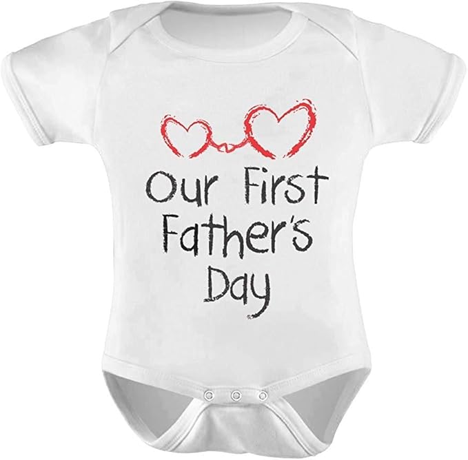 daddys first fathers day onesie