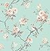 Fine Decor 2900-40768 Seafoam Chinoiserie Floral Wallpaper
