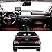 LeeKooLuu Reverse Camera and Monitor Kit License Plate Backup Camera Parking System for Car Vehicle Waterproof IR Night Vision 4.3 Display Guiden Lines