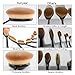 Sunyear Super Soft Professional 10pcs Oval Makeup Foundation Brushes, Contour Cream Powder Blush Eyebrow Toothbrush Cosmetics Tool Set