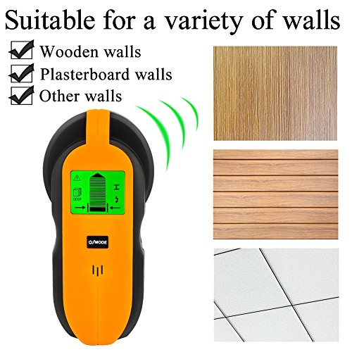 Stud Finder Center-Finding Detector Wall Scanner for Stud, Metal, AC Wire, Wood