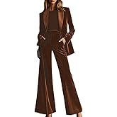 TOPGH Velvet Womens Pant Suit 2 Piece Set Women Formal Office Work Suit Wedding Prom Tuxedo