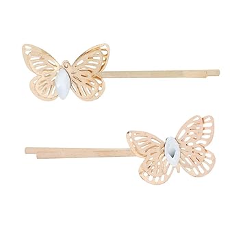 Amazon Com Hair Barrettes Wedding Pin Butterfly Bobby Pin Set
