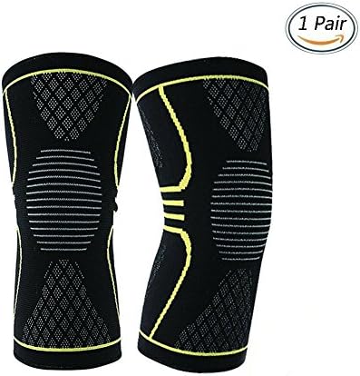 Knee Compression Sleeves Brace Support for Meniscus Tear Arthritis Quick Recovery Promote Circulation Compression–Effective Support for Running Jogging Workout Walking Hiking CrossFit (X-Large)