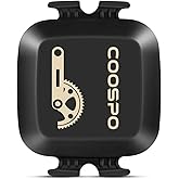 COOSPO Bike Cadence Speed Sensor BK467, Bluetooth ANT+ Cadence Sensor for GPS Bike Computers, Tracking Cycling Speed and Dist