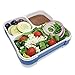 PackTOGO Leakproof Bento Lunch Box Container Set w/ Insulated Lunch Bag for Adults (Blue)