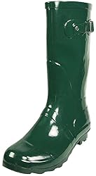 NORTY Waterproof Rain Boots for Women Size 6, Mid