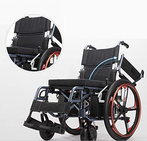 軽量のデュアル機能折り畳み式電動車椅子 リチウムイオン電池 電力での走行または手動車椅子としての使用 46cm 値引き 40ah