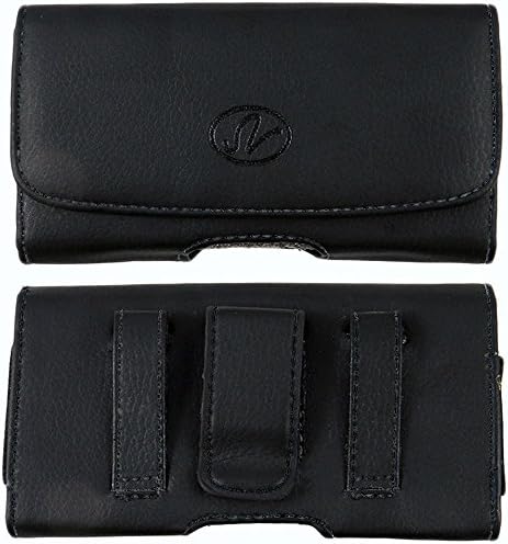 Leather Case Cover Holster with Belt Clip and Loop For Lenovo VIBE Shot / Vibe P1m