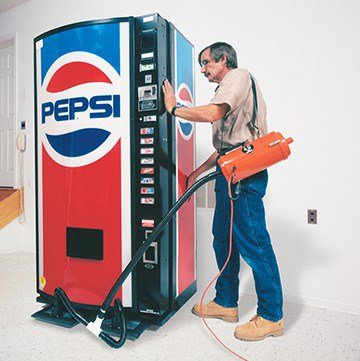 Airsled Heavy Duty Vending Machine Mover, Model 3208 Air Dolly Bundle, Capacity 1,100-1,400 lbs.