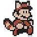 PDP Pixel Pals Nintendo Super Mario Bros 3 Raccoon Mario Collectible Lighted Figure, 878-032-NA-TNM