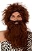 Kangaroo Costumes - Prehistoric Caveman Wig & Beard; Unisex