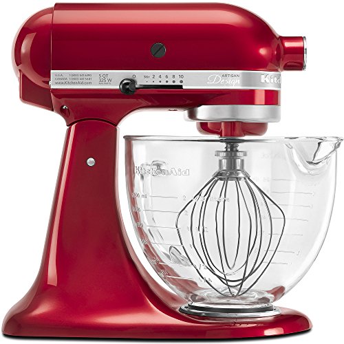 Kitchenaid Ksm155gbca Artisan® Design Series Stand Mixer, 5 Qt, Apple Red