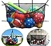 MeshTitan Heavy-Duty Pool Storage Bag - Floats & Toys Organizer with Sturdy Mesh & Anti-Sagging Support (Black)