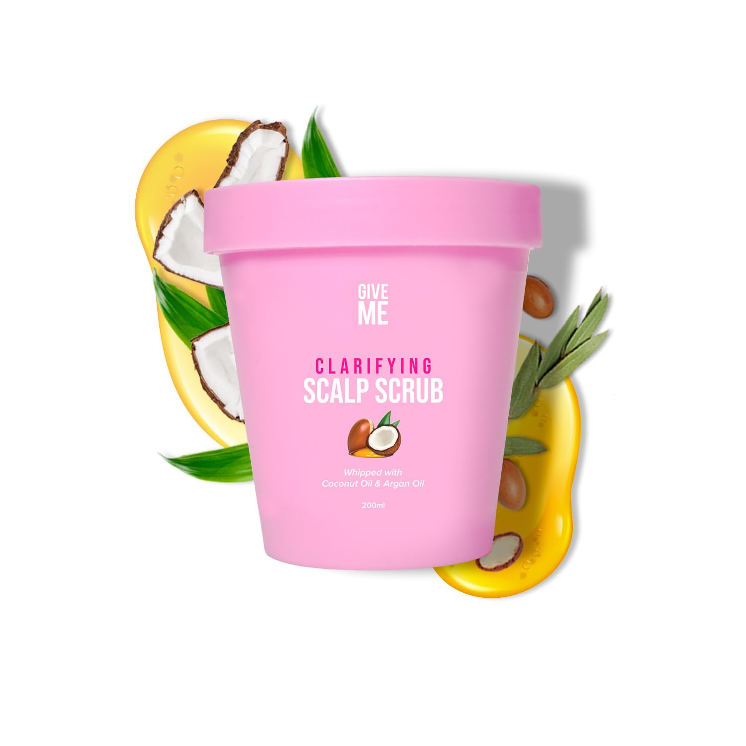 Give Me Cosmetics Scalp Scrub, Clarifying Hair Care, Detox Exfoliator, Dandruff Treatment, Exfoliating Whipped Texture, Natural Ingredients, Free from Sulphate Silicone and Paraben